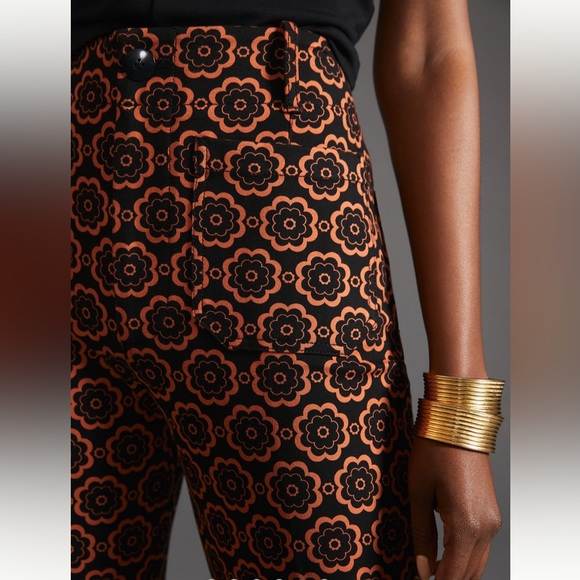 Maeve for Anthropologie Colette Ponte Crop Pants, 30, Worn Twice Like New! 🍑🧡 - Picture 3 of 10